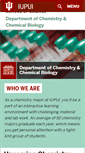 Mobile Screenshot of chemistry.iupui.edu