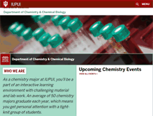 Tablet Screenshot of chemistry.iupui.edu