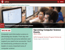 Tablet Screenshot of cs.iupui.edu