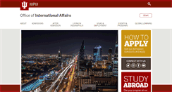 Desktop Screenshot of international.iupui.edu