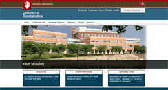 Desktop Screenshot of biostat.iupui.edu