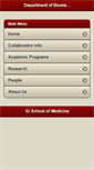Mobile Screenshot of biostat.iupui.edu