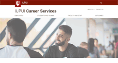 Desktop Screenshot of career.iupui.edu