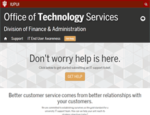 Tablet Screenshot of fiadtech.iupui.edu