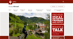Desktop Screenshot of abroad.iupui.edu