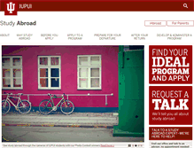 Tablet Screenshot of abroad.iupui.edu