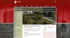 Desktop Screenshot of finance.iupui.edu