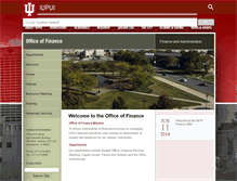 Tablet Screenshot of finance.iupui.edu
