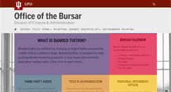 Desktop Screenshot of bursar.iupui.edu