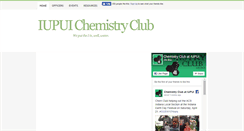 Desktop Screenshot of chemclub.chem.iupui.edu
