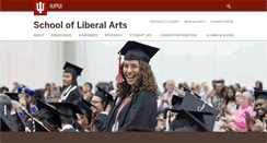 Desktop Screenshot of liberalarts.iupui.edu