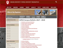 Tablet Screenshot of bulletin.iupui.edu