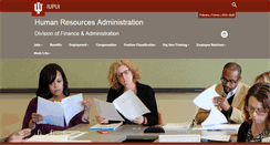 Desktop Screenshot of hra.iupui.edu