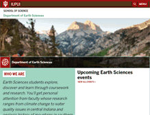 Tablet Screenshot of earthsciences.iupui.edu